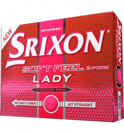 Srixon Soft Be affected by Lady 2 Pink Golf Balls