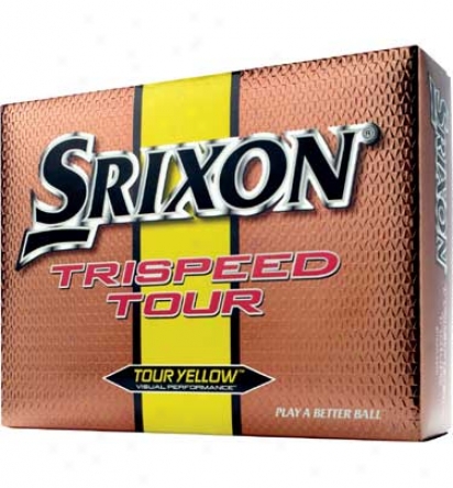 Srixon Trispeed Tour Yellow Golf Balls