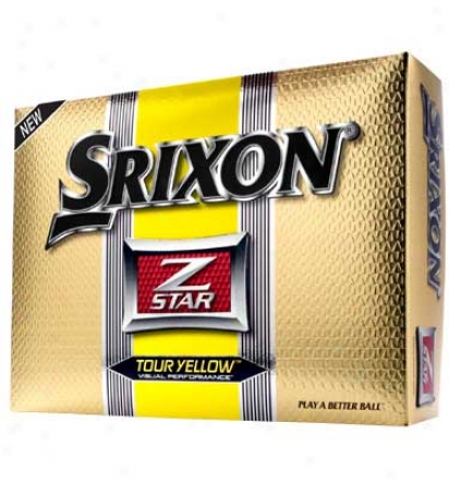 Srixon Z Star Tour Yellow Golf Balls