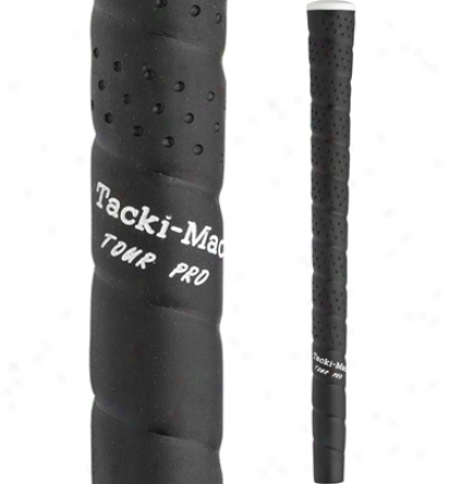 Tacki Mac Itomic Wrap Midsize Grip (black With White Cap)