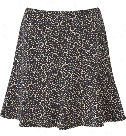 Tail Womens Half Moon Print Knit Flounce Skort