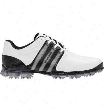 Taylormade Mens Toud 360 Atv - White/black/metalic Silver Golf Shoes