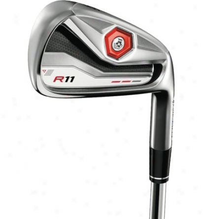 Taylormade R11 Iron Set 4-pw, Sw With Steel Shafts