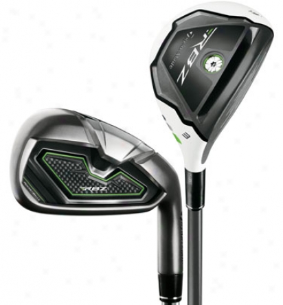 Taylormade Rocketballz 3h-4h, 5-pw Combo Iron Set Upon Steel Shafts