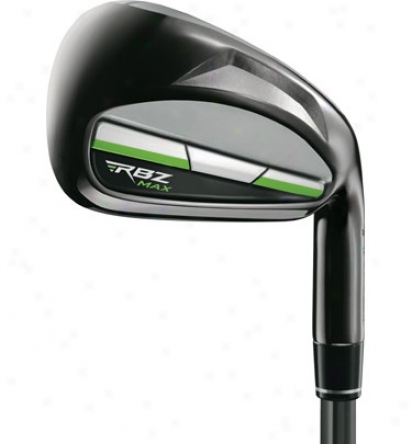 Taylormade Rocketballz Max 4-pw, Sw Iron Set With Graphite Shafts