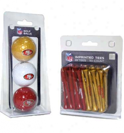 Team Golf Nf 3 Ball & 50 Tee Pack Gift Set