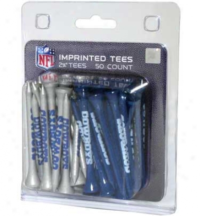 Team Golf Nfl 50 Imprinted Tee Pack