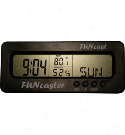 Tecscan Funcaster Weather Predicting Clock