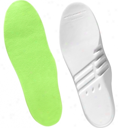 Ten Seconds Basic Cushion Insole - Green/whkte