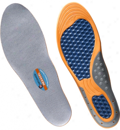 Ten Seconds Hexagel Insole - White/orange/blue