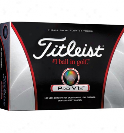 Titleist Logo Pro V1x High Numbers Golf Balls