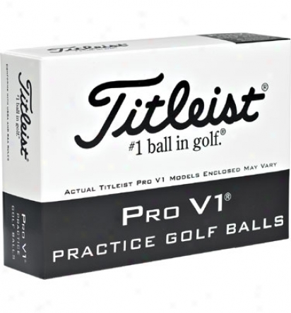 Tutleist Pro V1 Practice Golf Balls