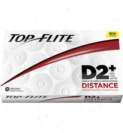 Top Flite D2+ Distance Golf Balls