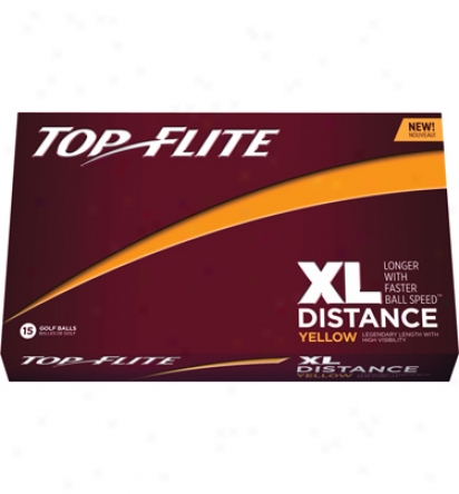 Top Flite Xl Yellow Golf Balls