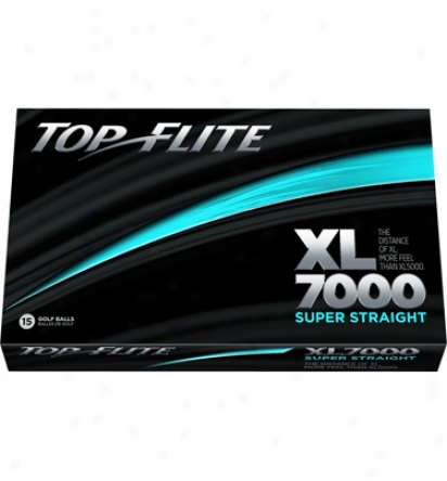 Top Flite Xl7000 Super Straight Golf Balls - 15-pack