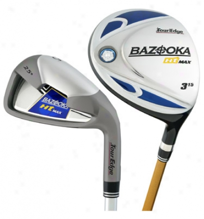 Tour Edge Bazooka Ht Max Combo Set 3y, 4h, 5-pw With Hardness Shafts