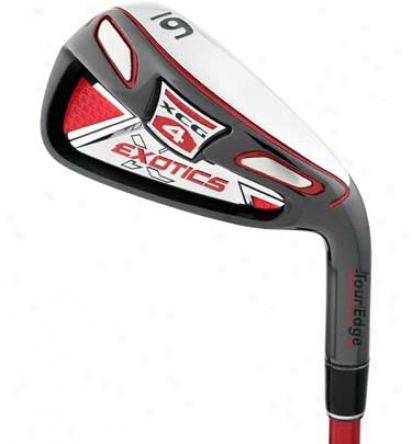 Tour Edge Exotics Xcg4 3-pw Iron Set With Graphite Shafts