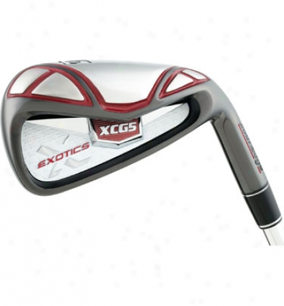 Tour Edge Exotics Xcg5 4-pw Iron Set With Graphite Shafts