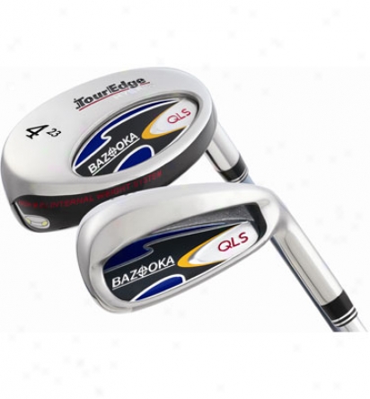 Tour Edge Laddy Bazooka Qls Combi Iron Set 4h, 5h, 6-sw With Steel Sha fts