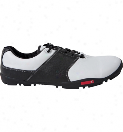 True Linkswear Mens True Journey - White/black Golf Shoes