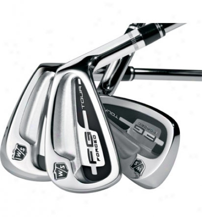 Wilson Pre-owned Fg Tour Iron Set 3-pq In the opinion of Steel Shafts