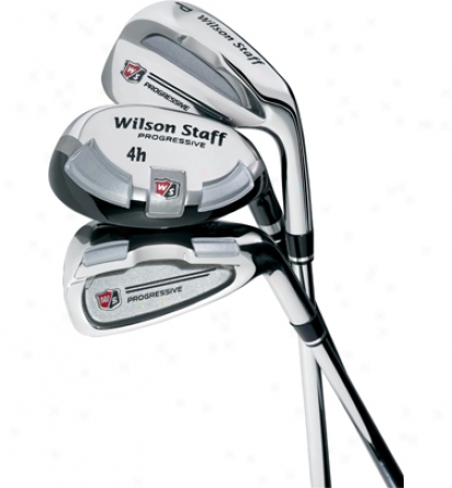 Wilson Progressiev 3h, 4h, 5-pw Combo Iron Set Wtih Hardness Shafts