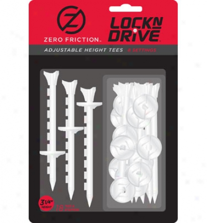 Zero Attrition 3 1/4 Lock And Drive 18 Pack Of Tees