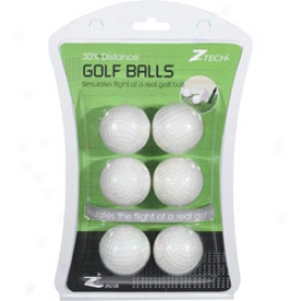 Ztech 30 Percent Distance Balls 6 Pack