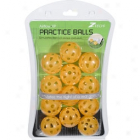 Ztech Airflow Practice Balls 12 Pacck